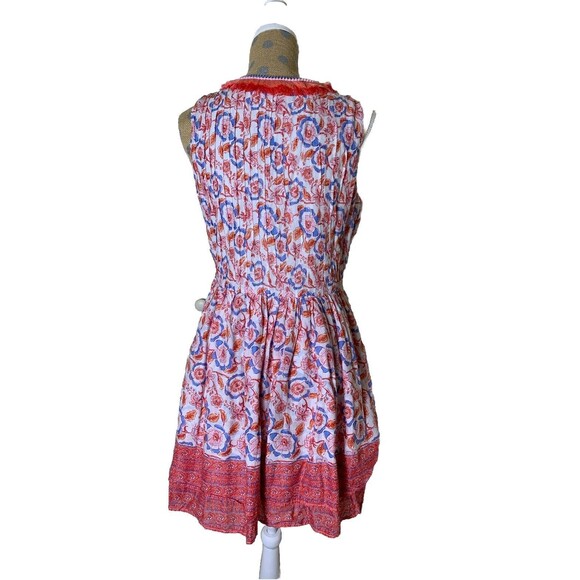 Vineyard Vines Floral Striped Pintuck Lot 2 Sleeveless Sz Small 4 Cotton Coastal - Picture 9 of 16